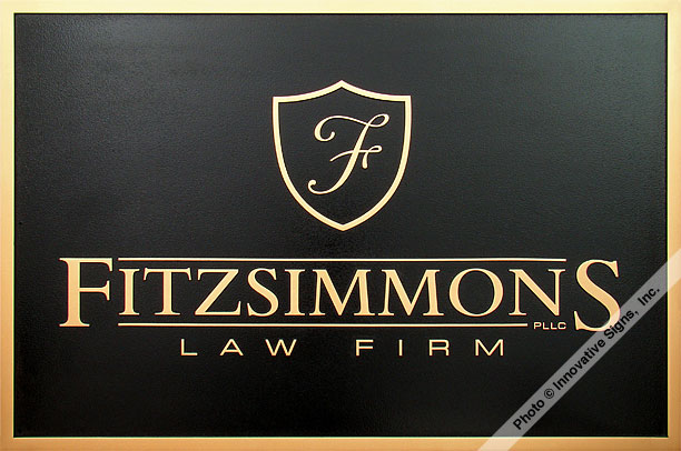 Fitzsimmons_Plaque_DuraBronze&trade;_Law_Sign