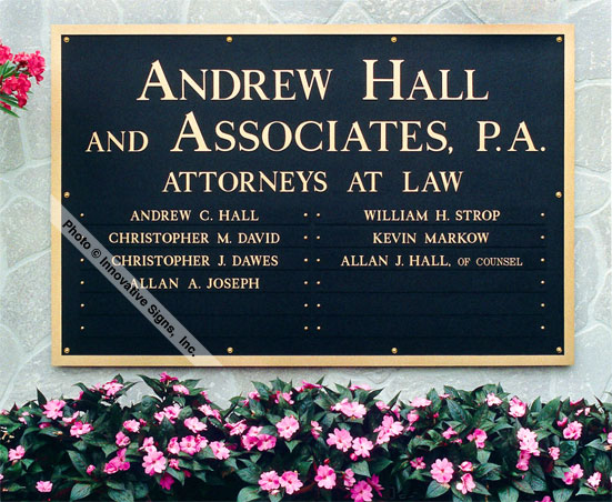 Hall_Plaque_DuraBronze&trade;_Law_Sign