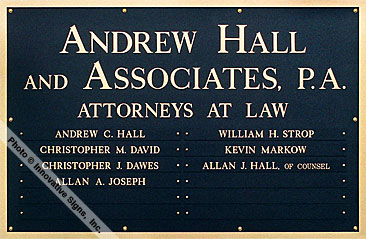 Hall_Plaque_DuraBronze&trade;_Law_Sign