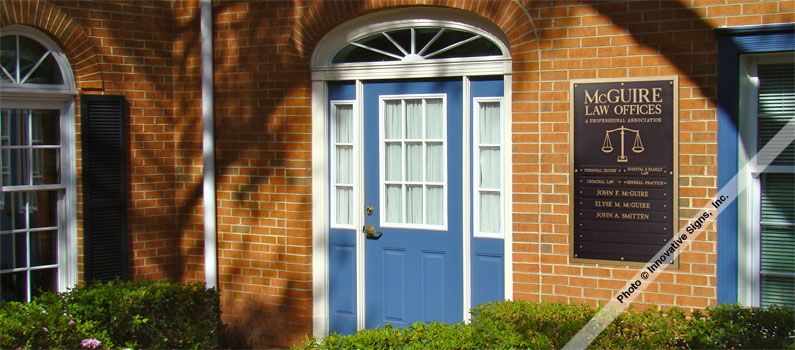 McGuire_Office_DuraBronze&trade;_Lawyer_Sign