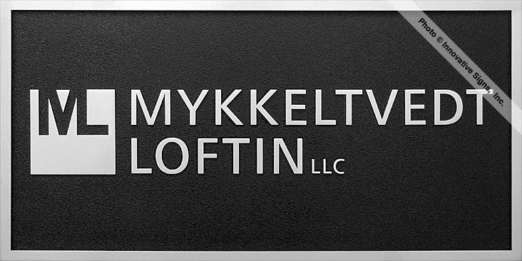 Mykkeltvedt_Plaque_DuraBronze&trade;_Law_Office_Sign